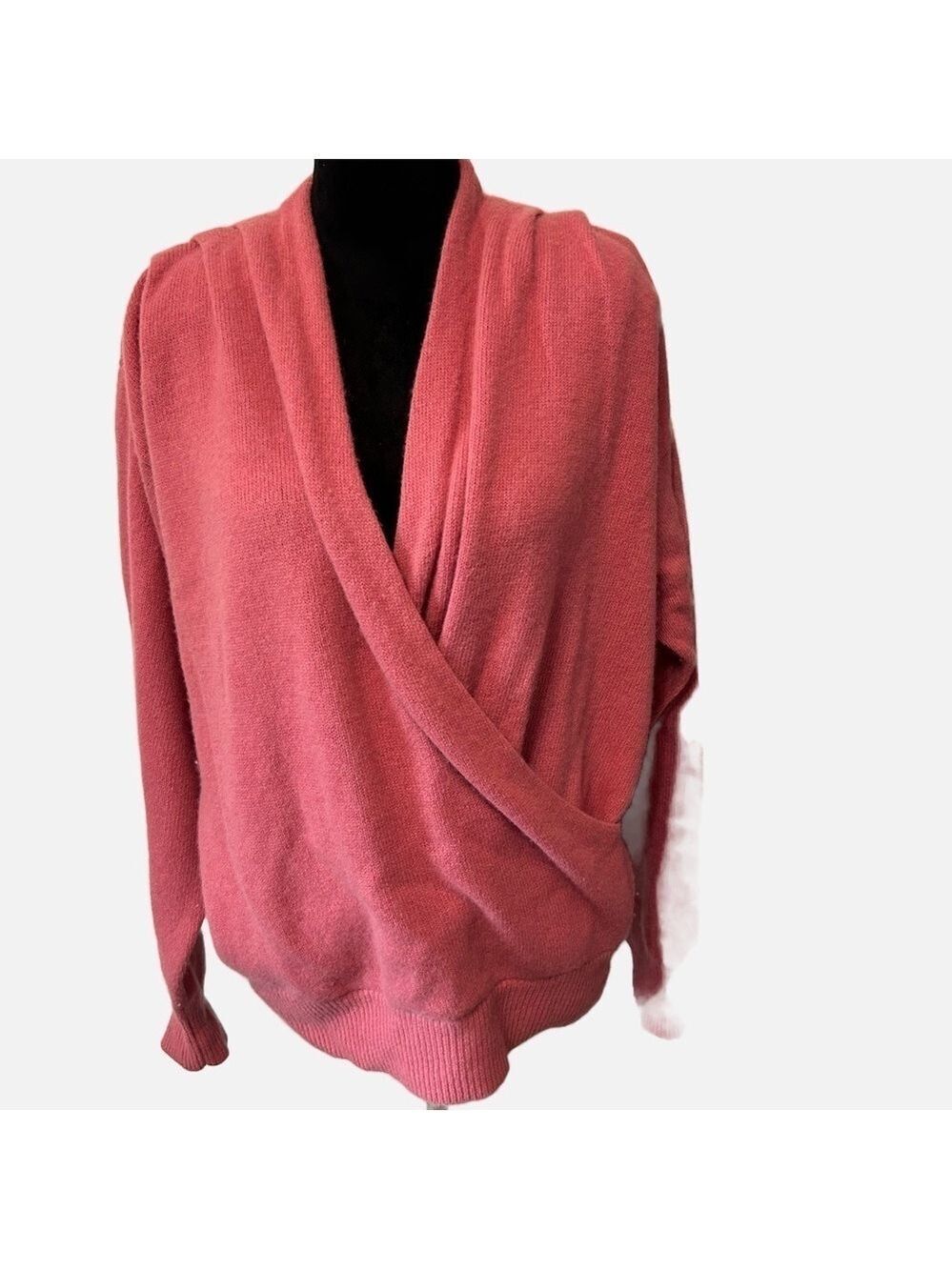 Vintage Women Sweater Angora Lambswool le Redoute Barbiecore 90s Pink Blush